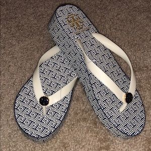 Tory Burch Wedge Flip flops NWT